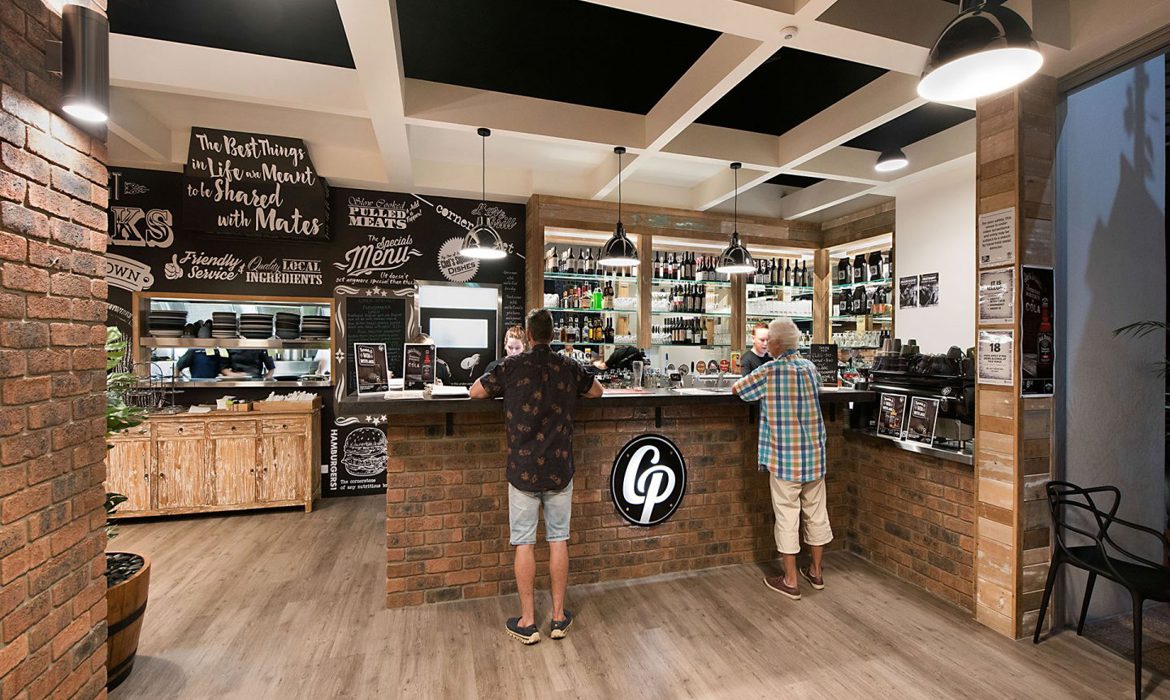 Corner Pocket Bar and Grill Caloundra Sunshine Coast Fitout counter